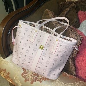 Mcm tote bag pink